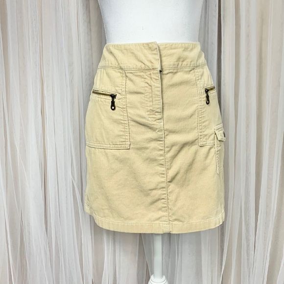 INC International Concepts Dresses & Skirts - INC International Concepts cream corduroy mini skirt